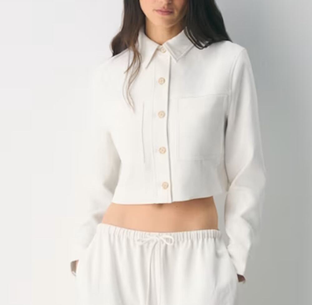 Aritzia Wilfred Little Cropped Jacket - Crepette (L)